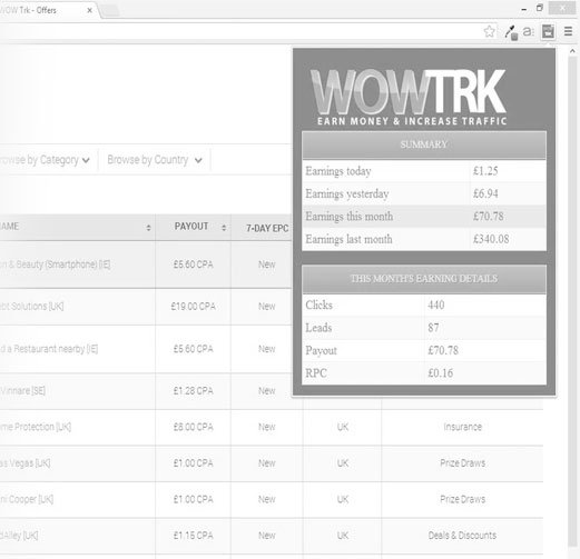 WOW TRK Chrome Extension